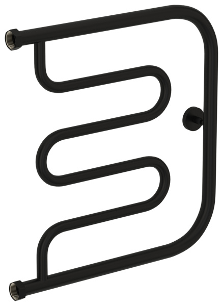 Полотенцесушитель водяной Сунержа Лира+ 500х500 31-4011-5050 матовый черный