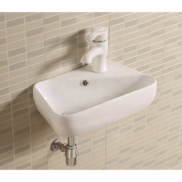 Раковина CeramaLux 9275L 45x28 см L, рукомойник, белый