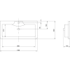 Раковина 110x44 см Акватон Сиена 1A704231SN010