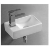 Раковина CeramaLux 9048GTR 29,5x18 см R, рукомойник, белый