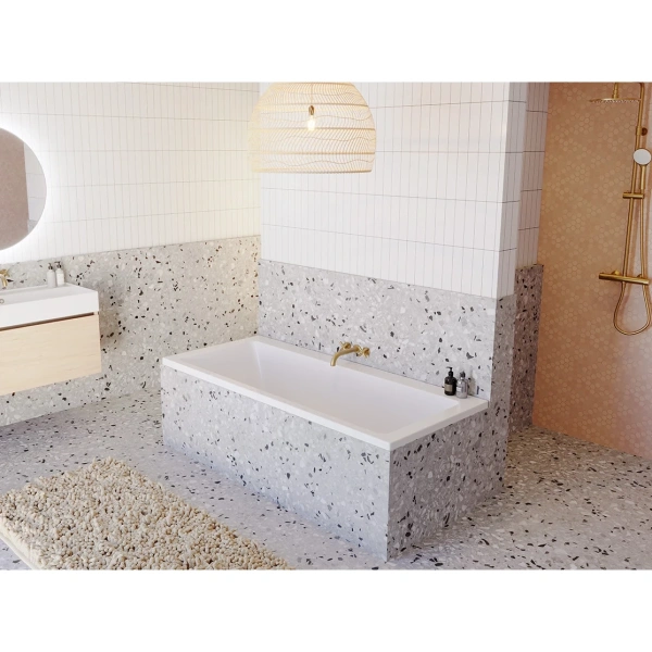 Акриловая ванна Riho Lusso Wall B158001005 180x80 см, белый