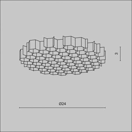 Сотовый фильтр Maytoni Technical Фокус Т HoneyComb-D24