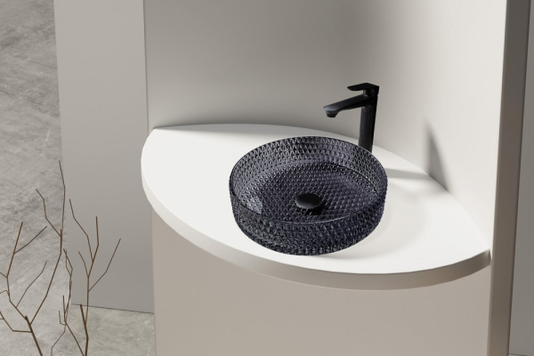 Раковина Abber Glas AK2301B черная