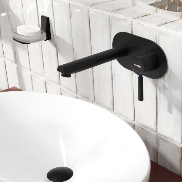 Смеситель для раковины WasserKRAFT Gollach 3330 черный