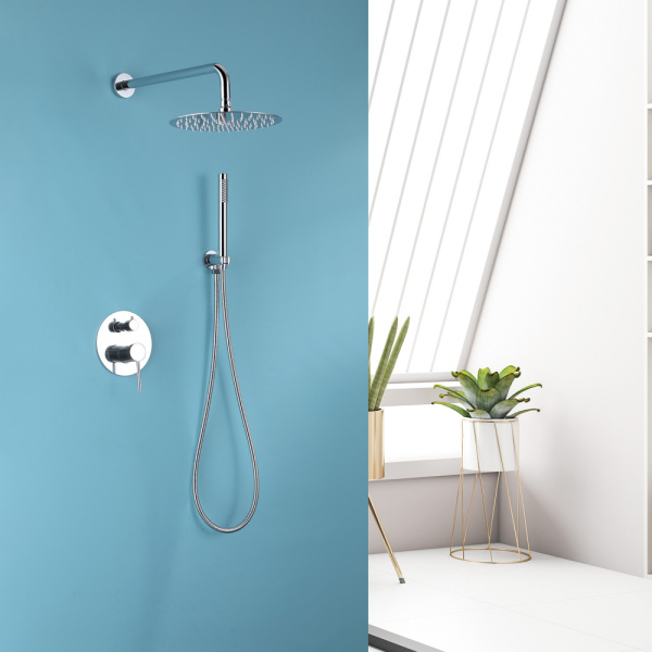 Душевой комплект Abber Emotion AF8818 хром