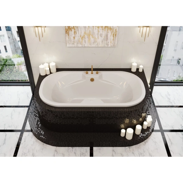 Акриловая ванна 190x100 см Vagnerplast Gaia VPBA191GAI7X-04