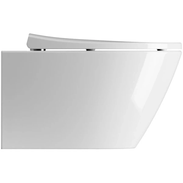 Унитаз подвесной GSI Modo 981611 безободковый, торнадо, белый глянец