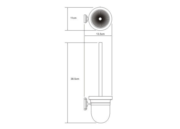 Ершик для унитаза WasserKRAFT Oder K-3027