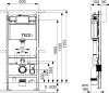 Инсталляция для унитаза Tece 9300344