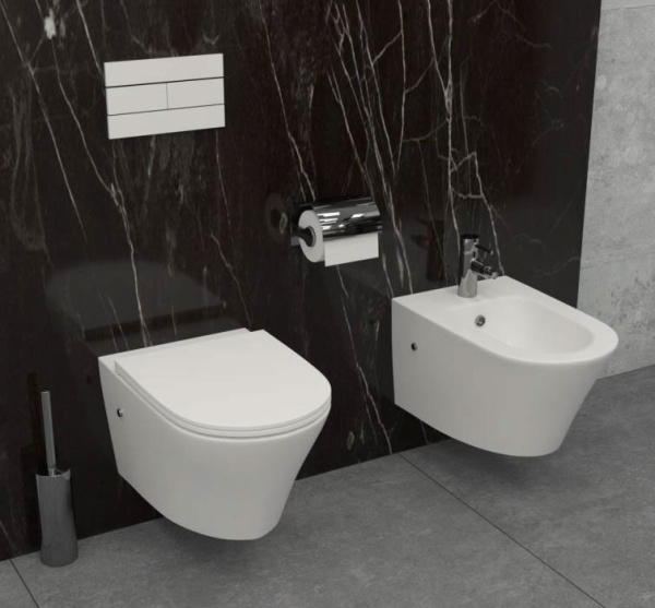 Подвесной унитаз Jacob Delafon Rodin+ EDY102-00 безоободковый с креплениями