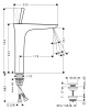 Смеситель для раковины hansgrohe PuraVida 15072000