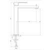 Смеситель для раковины Paini Grazia 21PZ205LL черный матовый