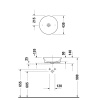 Раковина Duravit White Tulip 43 2362430079