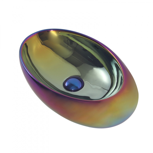 Раковина накладная Abber Bequem 49 AC2107Regen хамелеон