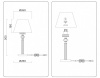 Настольная лампа декоративная Ambrella Light LH LH71007