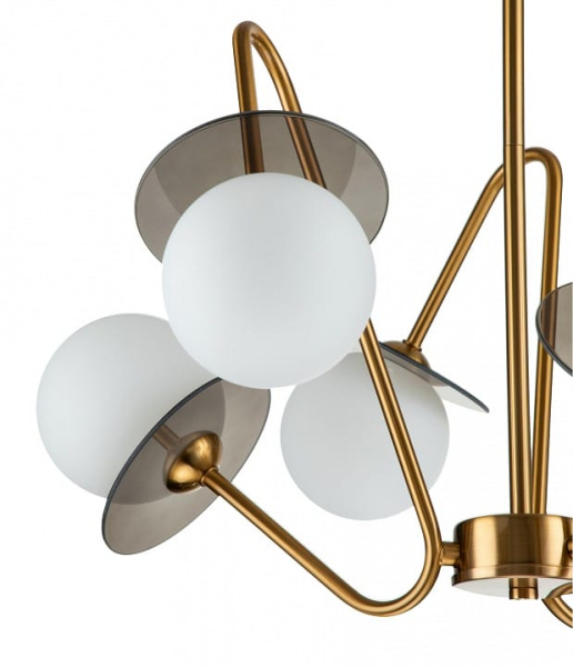Люстра на штанге Indigo Jazz 11020/6R Brass