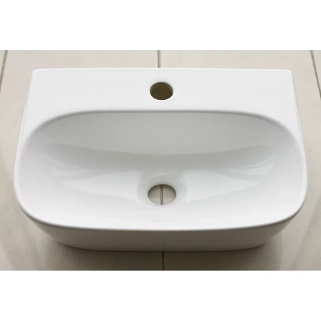 Раковина CeramaLux 78401 42,5x29,5 см, подвесная, белый