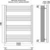 Полотенцесушитель Royal Thermo Stato П17 500х1200 стальной