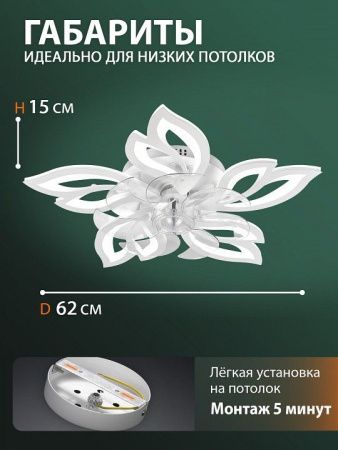 Потолочная люстра Natali Kovaltseva  LED LAMPS 81488