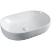 Раковина-чаша CeramaLux 9026A 60x41,5 см, накладная, белый