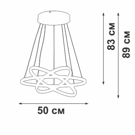 Подвесной светильник Vitaluce V2515DT V2515DT-8/3S