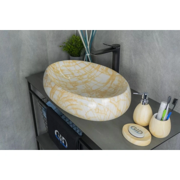 Раковина 59x40 см GID Stone Edition Mnc167