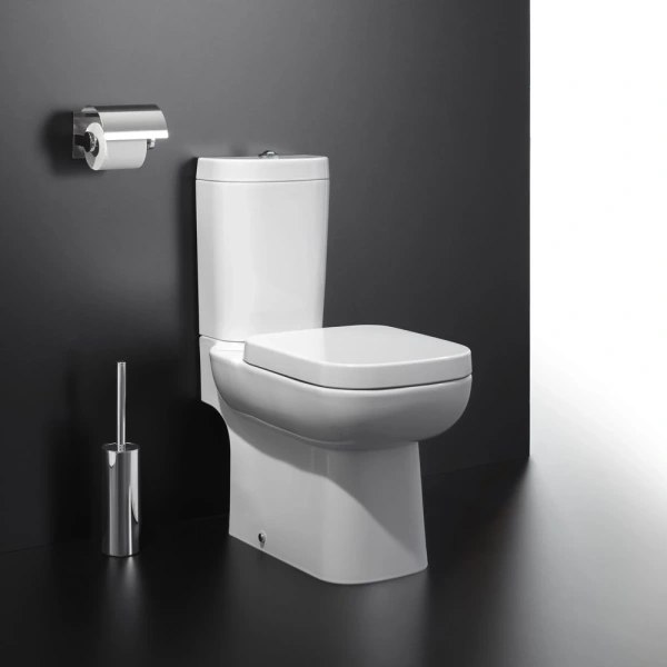 Унитаз-компакт Jacob Delafon Replay 4973K-00 + E4831-00 + 4964K-00 с сиденьем, белый