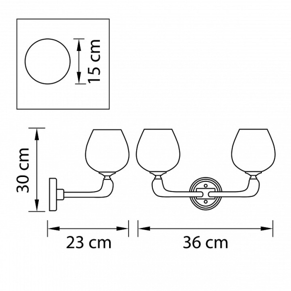 Бра Lightstar Delta 706622