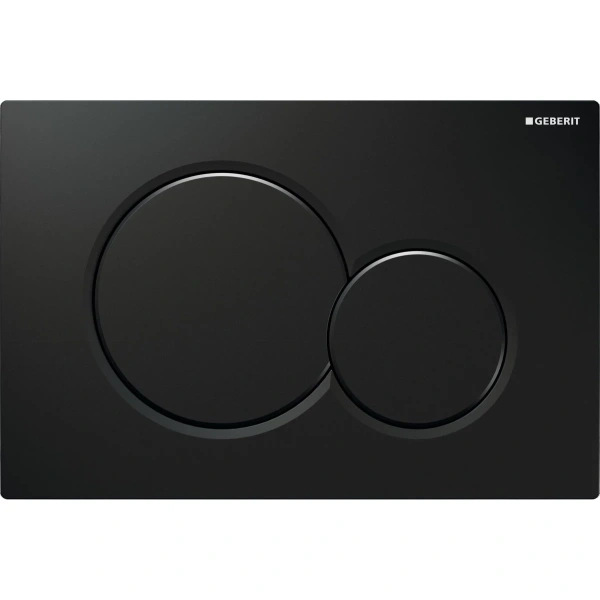 Инсталляция для унитаза Geberit Duofix Sigma 01 111.300.00.5 + 111.815.00.1 + 115.770.DW.5 с кнопкой смыва, черный глянец