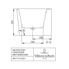 Акриловая ванна Villeroy&Boch Architectura 170х75 UBA170ARE9CS00V-01