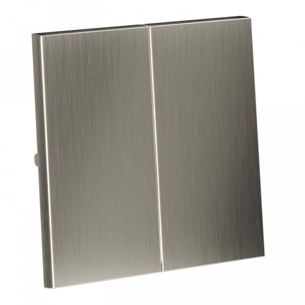 Клавиши для выключателя двухклавишного Voltum S70 METAL VLSM000311