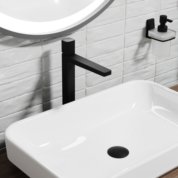 Смеситель для раковины WasserKRAFT Nuthe 9103H черный