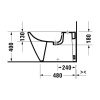 Напольное биде Duravit D-Neo 2294100000