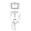 Раковина Simas Arcade 75 AR854bi*1