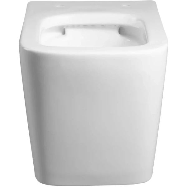 Унитаз подвесной Oliveeka YJ2303 безободковый, с сиденьем микролифт, белый