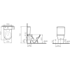 Унитаз-компакт Vitra Integra 9833B003-7206