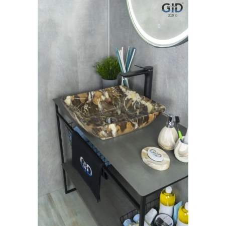 Раковина 41,5x41,5 см GID Stone Edition Mnc183