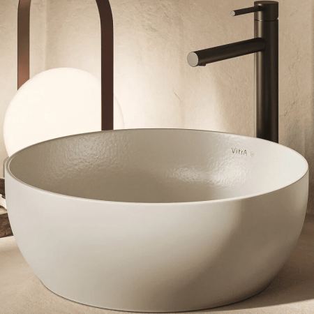 Раковина Vitra Outline Recycled 41 7992B066-0016 тауп матовый