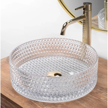 Раковина 35,5x35,5 см Rea Cristal REA-U9670