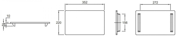 Полка Jacob Delafon Terrace E4916-P6 натуральный дуб