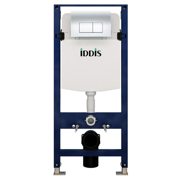 Инсталляция для унитаза IDDIS Optima Home OPH00GCi32K с кнопкой смыва, хром