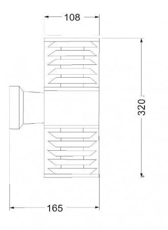 Светильник на штанге Maytoni Bronx O576WL-02B