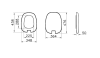 Крышка-сиденье Vitra Plural 126-003-009