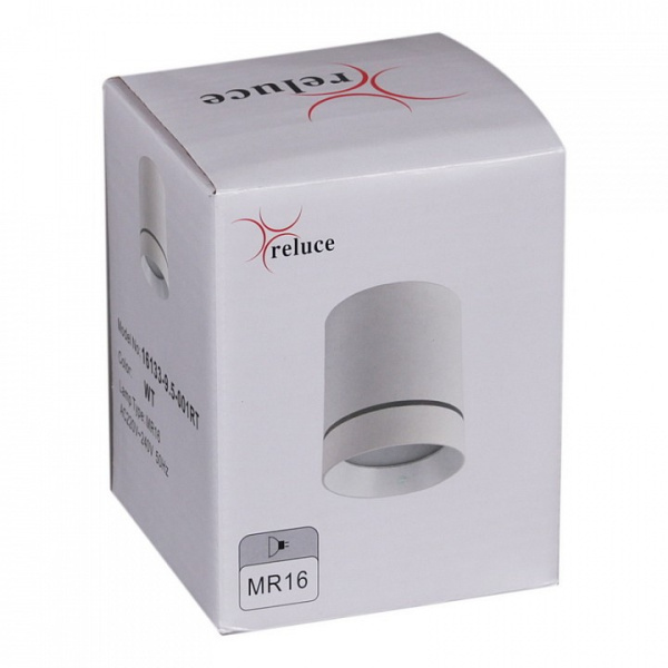 Накладной светильник Reluce 16133 16133-9.5-001RT MR16 WT