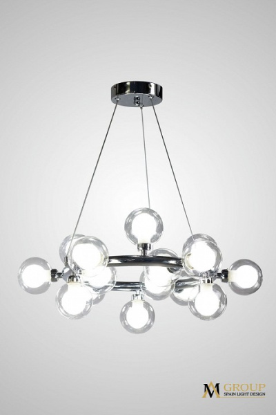 Подвесная люстра AM-Group AM470 AM470 D500 CHROME