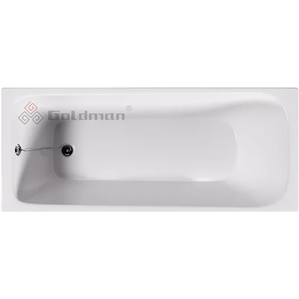 Ванна чугунная Goldman Comfort CF15070 150x70 см, белый