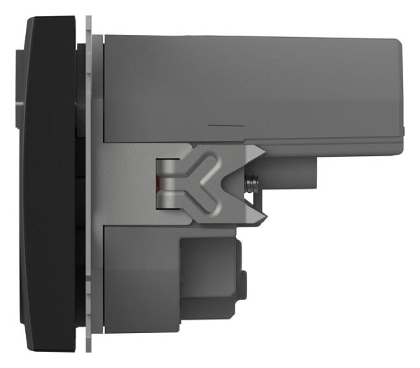 Розетка с заземлением и со шторкой и 2хUSB type A без рамки Elbi Eleсtriс Zena Vega 609-014800-317