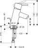Смеситель для раковины hansgrohe Talis S 32020000