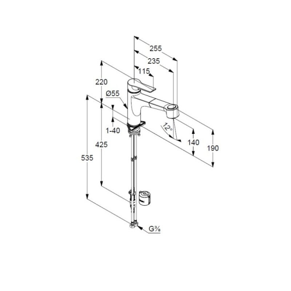 Смеситель для кухни Kludi Mix 329420575
