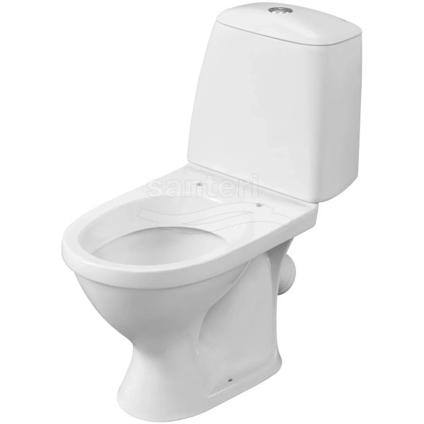 Унитаз-компакт Santeri Sonata 1.P201.2.S00.00B.F (4607143310872) косой выпуск, с сиденьем, белый